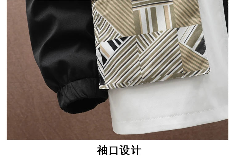 Spring Autumn New Men Casual Sets Mens Hooded Tracksuit Sportswear Jackets+Pants 2 Piece Set Hip Hop Running Sports Suit