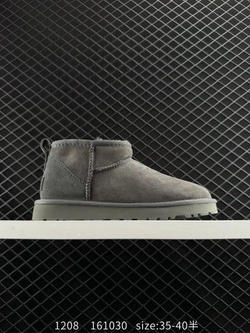 2026 HOT NEW Classic Ultra Mini Platform Boots Leather Suede Wool Comfort Winter Womens Fur Slippers ‮04-53 seziS uggS