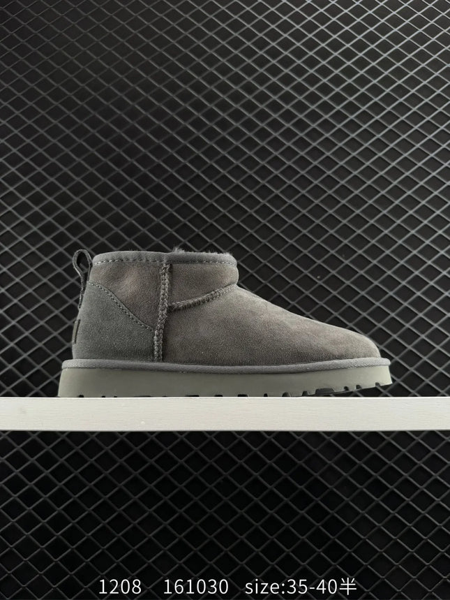 2026 HOT NEW Classic Ultra Mini Platform Boots Leather Suede Wool Comfort Winter Womens Fur Slippers ‮04-53 seziS uggS