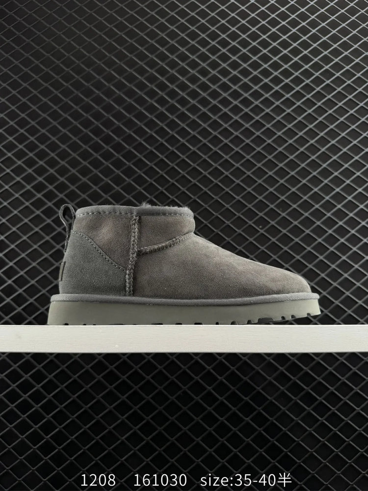 2026 HOT NEW Classic Ultra Mini Platform Boots Leather Suede Wool Comfort Winter Womens Fur Slippers ‮04-53 seziS uggS