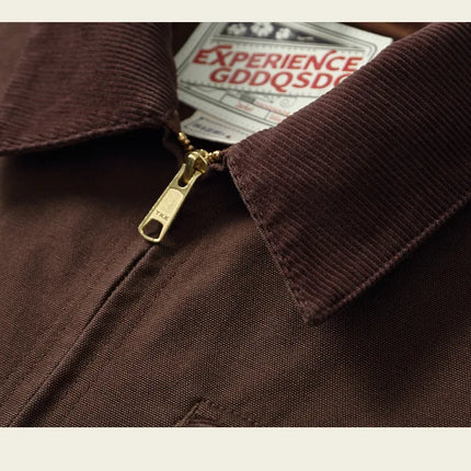 Classic Detroit Jacket J01 American Vintage Workwear Spring/Fall 100% Cotton Canvas Jacket J97 Loose-Fit Lightweight Coat