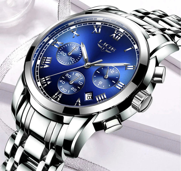 LIGE 2024 nuove donne di moda orologi da donna top brand di lusso creativo bracciale da donna in acciaio orologi orologio impermeabile al quarzo femminile platinumshop