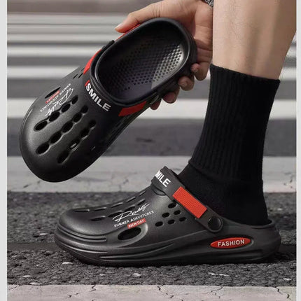 Ciabatte Unisex in EVA Traspiranti Antiscivolo con Suola Spessa, Scarpe Forate ad Asciugatura Rapida, Ciabatte Casual per Uomo e Donna, Ideali per Spiaggia, Giardino e Attività all'Aperto