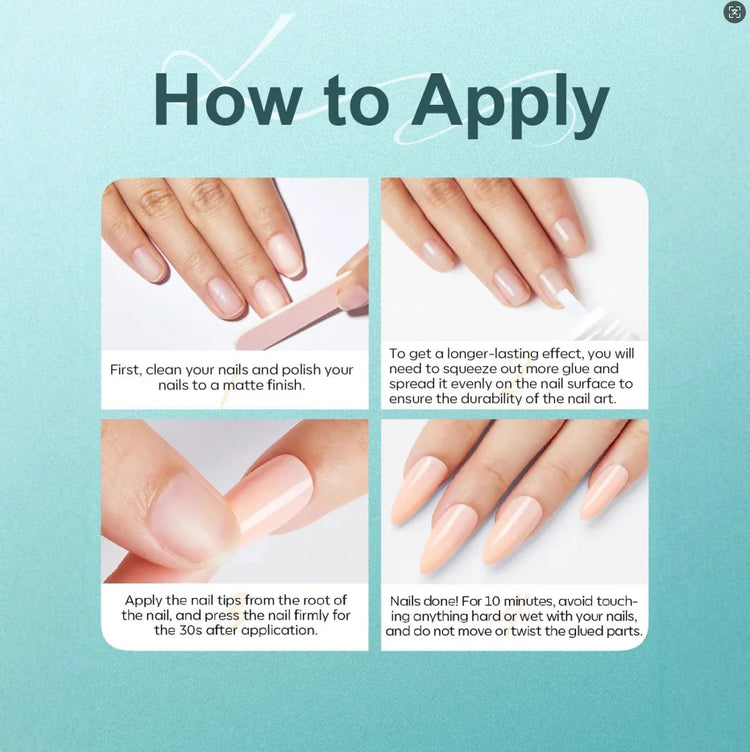 3G Professional Quick-Drying Nail Glue Fast-Cure No-Bake Adhesive for Nail Art Salon Grade Manicure Accessories