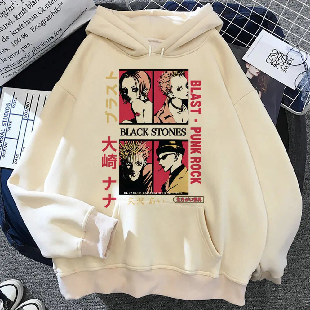 Nana hoodie anime sweater trendy modern style Y2K harajuku designer girl tracksuits printed design athleisure pattern