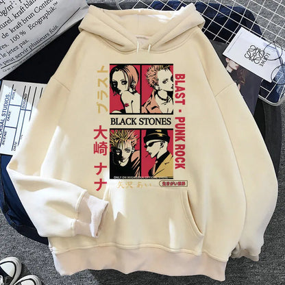 Nana hoodie anime sweater trendy modern style Y2K harajuku designer girl tracksuits printed design athleisure pattern