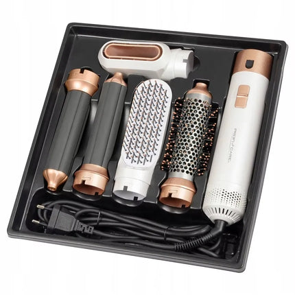 Fast Shipping 5-In-1 Hair Dryer Styling Set Professional Home Styling Tools Curling Iron Hot Air Comb Straightener Multifunctional Hair Salon
