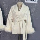 Pretty cream coat