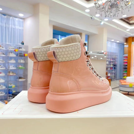 Men Platform Casual Shoes Oversized High-top Sneakers Fashion Motorcycle Boots Comfortable Ankle Boots Fashion Sports Shoes