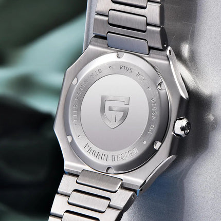 PDYS019 PAGANI DESIGN Orologi da polso al quarzo da uomo TMI VH31 37MM 10Bar Impermeabile 316L Acciaio inossidabile di lusso Zaffiro