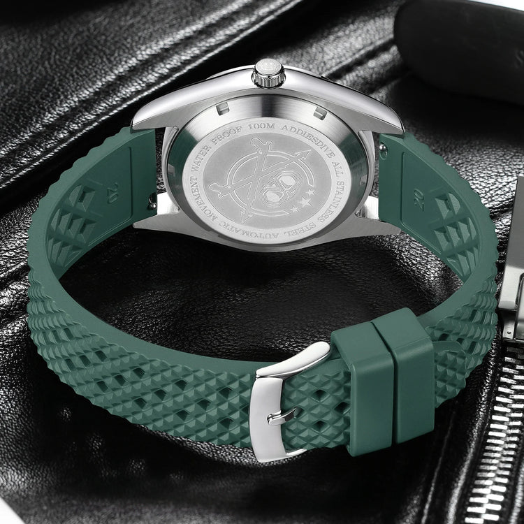 ADDIESDIVE Mechanical Men's Watch Classic Luxury Watch Super Bright Bubble Glass 100M Waterproof Men's Watch Gift