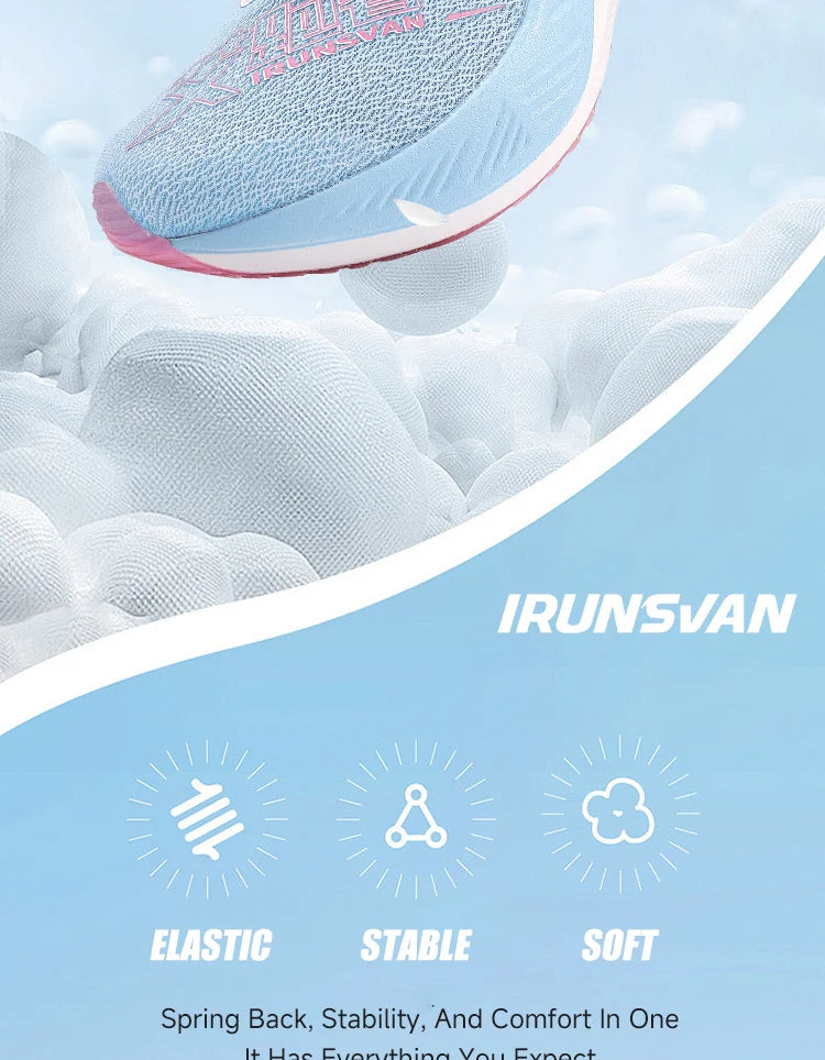 IRUNSVAN Christmas Limited Edition FullLength Carbon Plate Running Shoes TwoToneUnisex Ultrallightweight  Comfortable 24025 PlatiNum