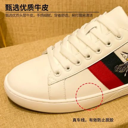 2026 Sneakers Men Bee Shoes High Quality Embroidery Men's Skateboard Shoes Comfortable Low Cut