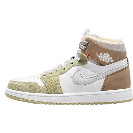 Scarpe da basket da donna Nike Authentic Air Jordan 1 Zoom AJ1 CT0979-102 platinumshop