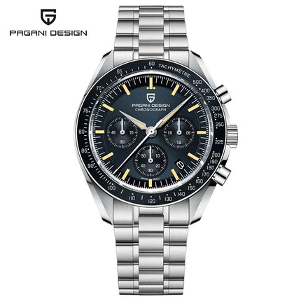 PAGANI DESIGN 2026 Nuovo CK2988 Orologio da Polso da Uomo al Quarzo di Lusso Retrò con Funzione Luna, Vetro Zaffiro e Cronografo di Precisione