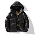 Winter Black All-match Men Parkas Coats with Hood Comfortable Warm Male Clothing Solid Color Thicken Cotton Jackets High Quality