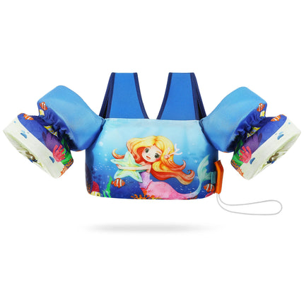 Children's Life Jacket Children's Swimming Arm Floating Whistle Life Vest Baby Swimsuit Safety Foam Pool Accessories for Kayak