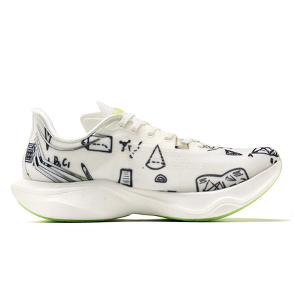 ONEMIX Scarpe da corsa per maratona ultraleggere Scarpe da ginnastica da corsa professionali in nylon con bordo in carbonio con supporto antiurto e rimbalzo PlatiNum