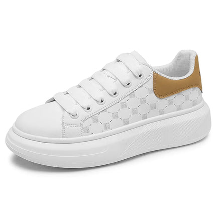 Leather Men Shoes Sneakers Trend Casual Shoe Breathable Leisure Male Sneakers Non-slip Footwear Men Vulcanized Shoes2026