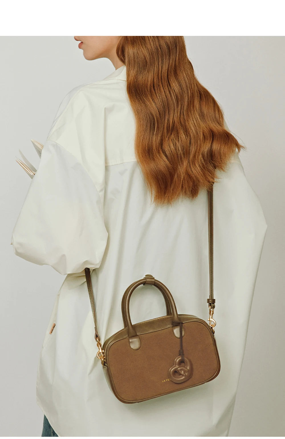 LA FESTIN Original Brand 2025 New Handbag Women Fashion Designer Shoulder Crossbody Bag lady Leather Bag Classic Retro Bag