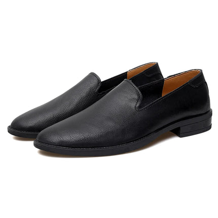 Big Size 47 48 mocassini da uomo Slip On scarpe Casual in pelle estate punta a punta larghezza stretta stile coreano Slip-On in morbida pelle
