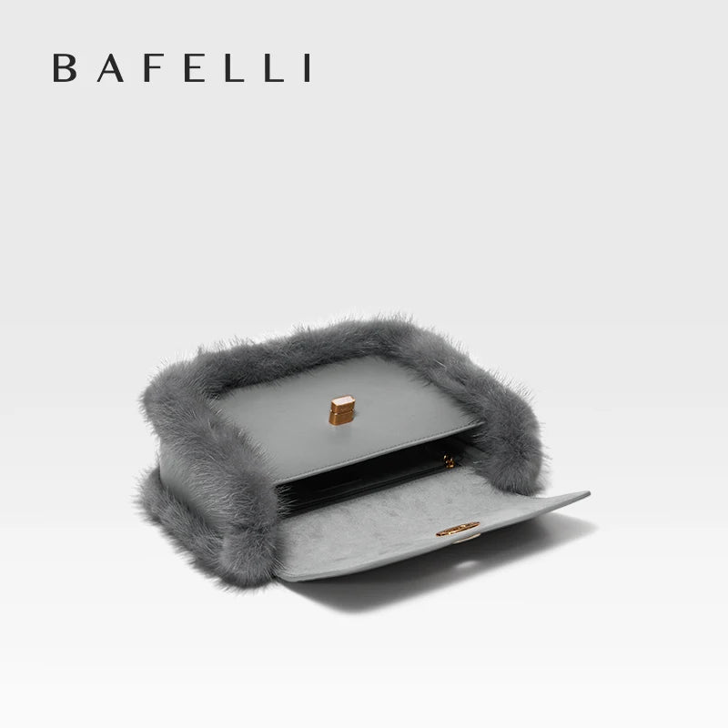 BAFELLI 2025 NUOVI BORSE DA DONNA MODA TENDITURA PELLE IN PELLE GENUINE MARCA DI LUSSO ORIGINALE DESIGNER Borsa a tracolla con tracolla