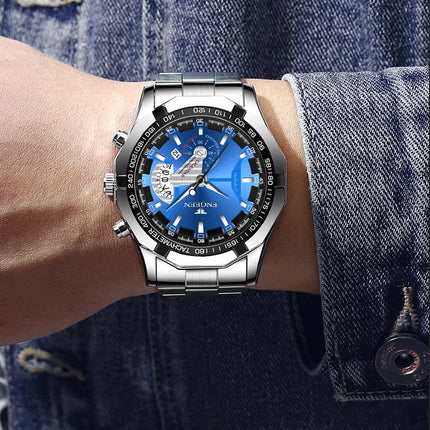 2024 Top Brand di Lusso Orologio di Moda Casual Militare Al Quarzo Sport Orologio Da Polso In Acciaio Pieno Impermeabile Orologio da Uomo Relogio Masculino platinumshop