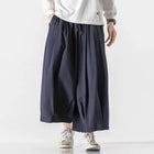 2025 Pantaloni estivi da uomo stile giapponese Harajuku Haori pantaloni a gamba larga uomo streetwea