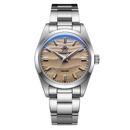 ADDIESDIVE 36mm Men Watch Without Logo AD2030 VH31 Quartz Watch 10Bar Waterproof 316L Stainless Steel Sand Dial Wristwatch New