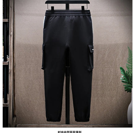 Autumn Casual Men Sets Two Pieces Fashion Korean Trend Hooded Jacket + Pants Spring Sweatshirt Sportswear Man Suit