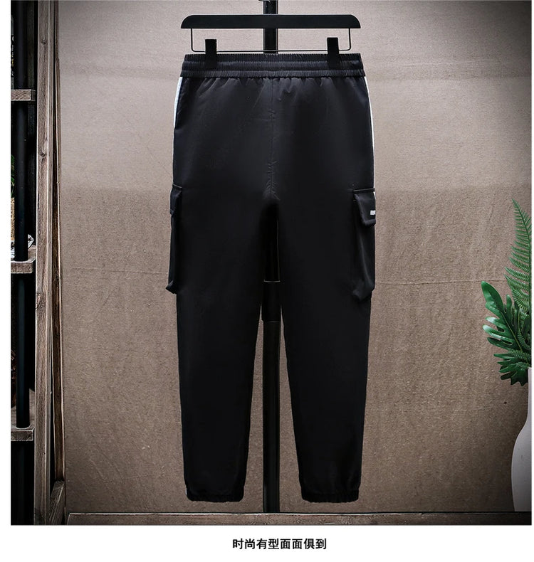 Autumn Casual Men Sets Two Pieces Fashion Korean Trend Hooded Jacket + Pants Spring Sweatshirt Sportswear Man Suit