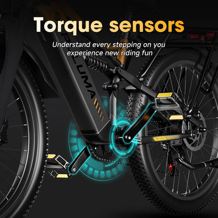 PULUMA PE86pro Bicicletta Elettrica 48V20Ah 1000W, Bici Elettrica da Città con Freni Idraulici, Doppio Motore, Mountain Bike Fuoristrada