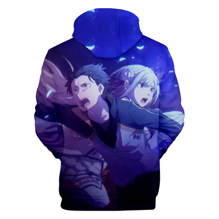 Harajuku Hip Hop Comfortable Re ZERO Rem Ram 3D print Hoodies Sweatshirts Men/Women Sweatshirt Adult/Child Casual Pullovers