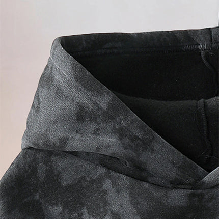 Unisex Vintage-Style Distressed Sweatshirt with Rose Print