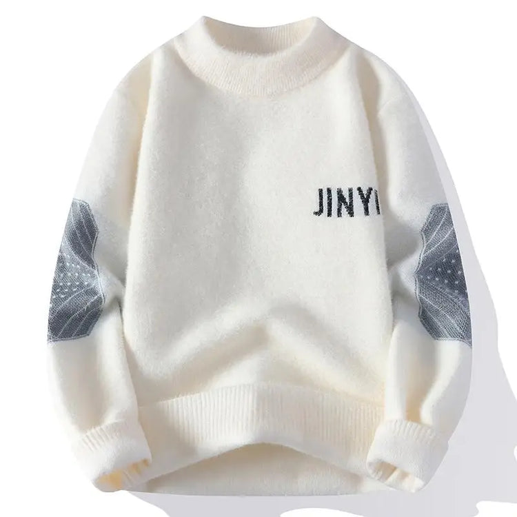 Sweaters men Winter Letter pattern thick sweater men Student youth sweaters autumn Men's wool pullovers full
