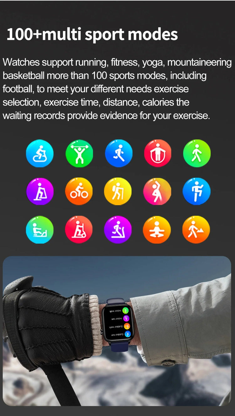 Nuovo 2025 Smartwatch per XIAOM1 con ECG+PPG, Monitoraggio Grasso Sanguigno e Acido Urico, Frequenza Cardiaca, Pressione Sanguigna, Chiamate Bluetooth per Uomini e Donne platinumshop