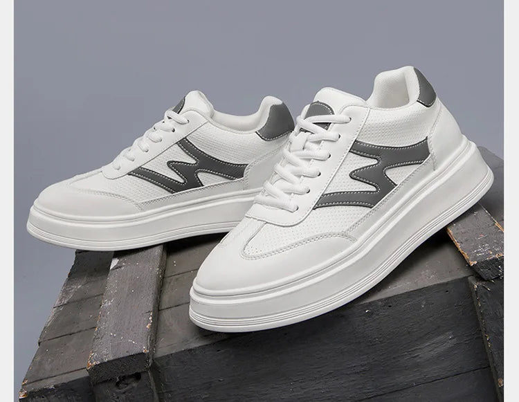 Hot selling Breathable Thick soled Trendy waterproof Durable Casual height increasing shoes Increase by 6 centimeters