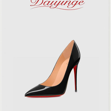 Tacchi da Donna 2026 Nuovi di Lusso Firmati di Alta Qualità con Suola Rossa, Tacchi Alti a Punta, Stiletto, Scarpe Eleganti Sexy da 12 cm