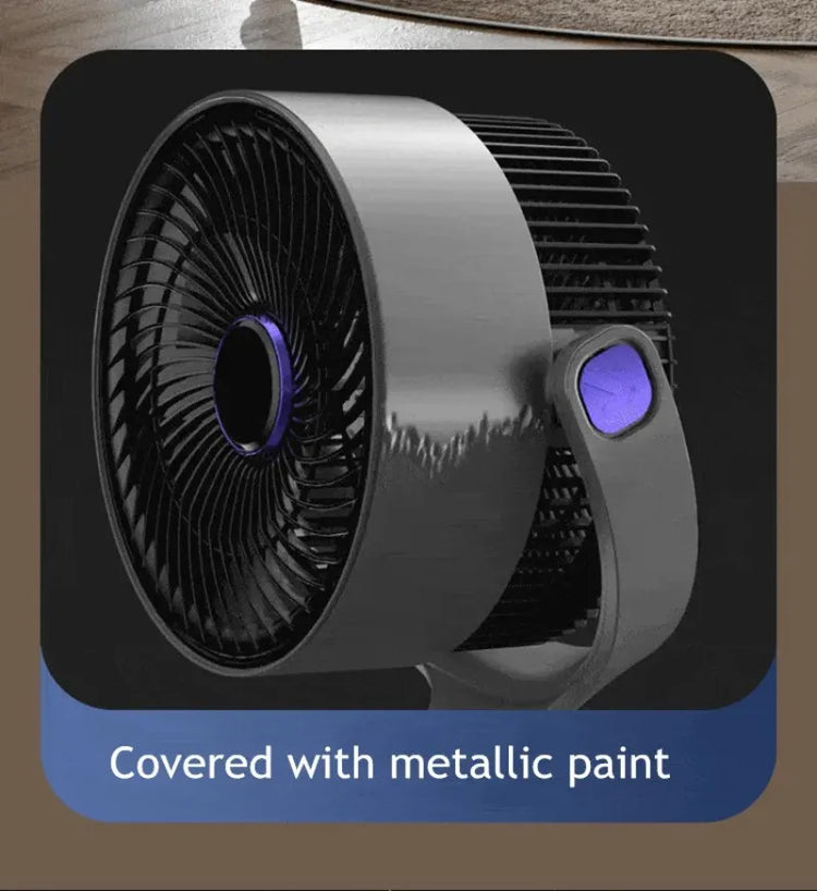 Ventilatore da Terra 220V con Telecomando, Versione Aggiornata, a Frequenza Variabile, Oscillante