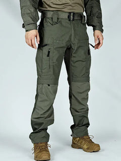 Men's Outdoor Tactical Pants With Multi Pocket Combat Training Hunting Cargo Pants Waterproof Wear-resistant Workwear Pants