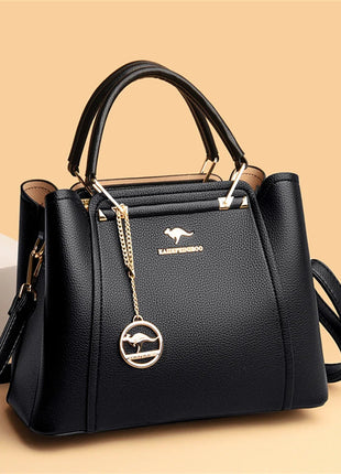 2024 Luxury Women Designer 3 Layers Shoulder Crossbody Sac Ladies Large Capacity Leather Handbags Shopper Brand Messenger Totes PlatiNum