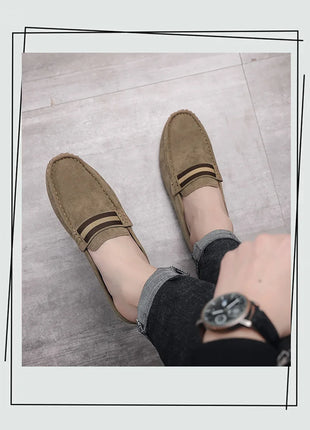 Mocassino 2026 ‌   Scarpe da uomo leggere estive, modello mocassino, slip-on traspiranti casual con mezza soletta, per uomo