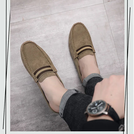 Mocassino 2026 ‌   Scarpe da uomo leggere estive, modello mocassino, slip-on traspiranti casual con mezza soletta, per uomo