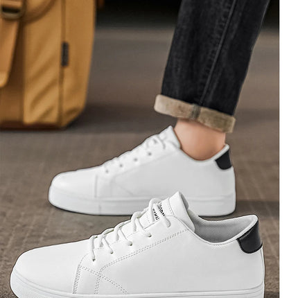 2026 Spring and Autumn Large Size New Trendy Men's Shoes Korean Style Breathable Versatile White Shoes Running Youth Casual Sports Shoes