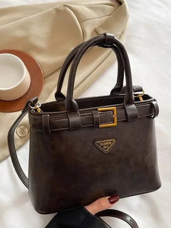 Fashionable Versatile Small Square Bag Women's Retro Crossbody Commuter Bag Ladies Handbag Soft Material Autumn Winter New Model