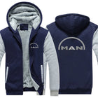 Truck man Men Autumn Winter Cotton Hoodies Warm Casual Comfortable Padded Thickened Down Jacket New Double-Sided Coat