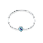 Nuova Serie di Bracciali a Osso di Serpente in Argento Puro 925% con Charm 'Amore Eterno' e Catena di Sicurezza, Gioielli da Donna PlatiNum
