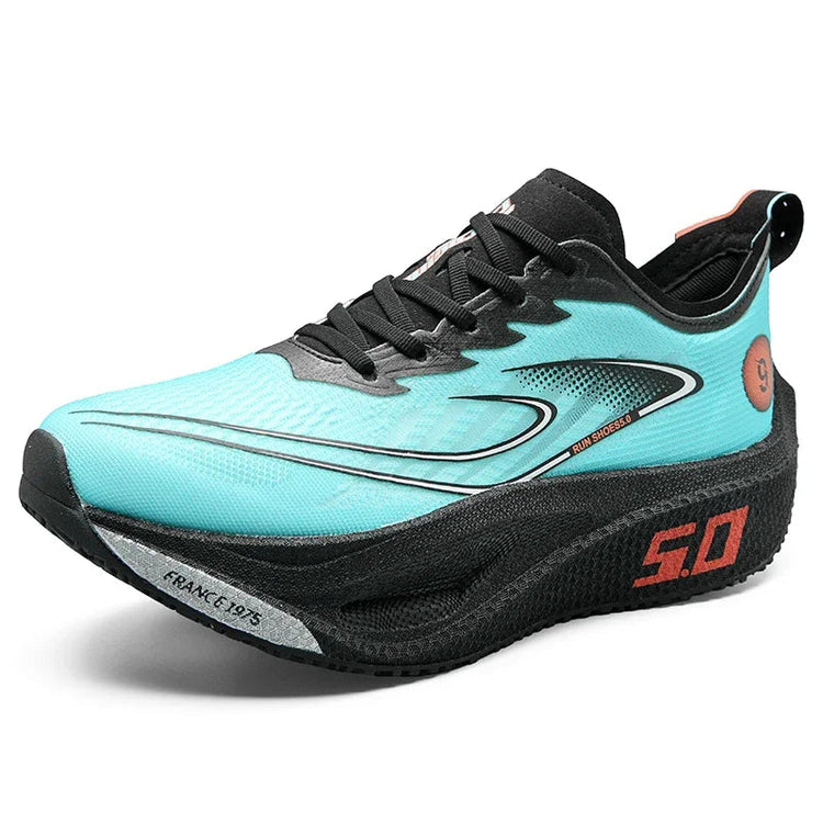 Unisex 2025 Full Carbon Plate Running Shoes Professional Marathon Racing Lightweight Bounce Cushion Breathable Sports Sneakers PlatiNum