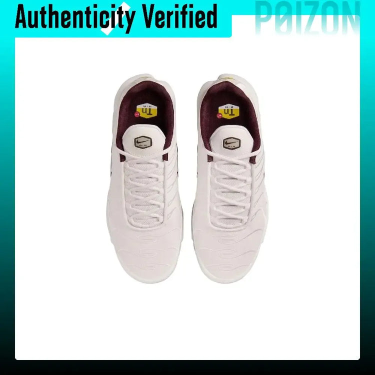 Nike Air Max Plus Running Shoes Men's Low-top White Silver HF3181-001
