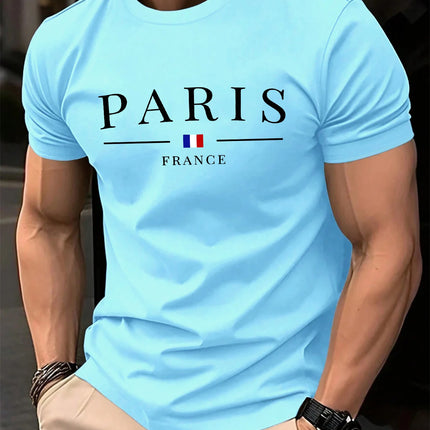 Men's Summer T-shirt 3D Letter Pattern Print T-shirt Men's Personalized Hip Hop Streetwear Tops Casual T-shirt for Men
